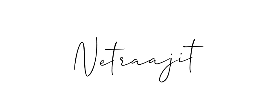 Similarly Allison_Script is the best handwritten signature design. Signature creator online .You can use it as an online autograph creator for name Netraajit. Netraajit signature style 2 images and pictures png