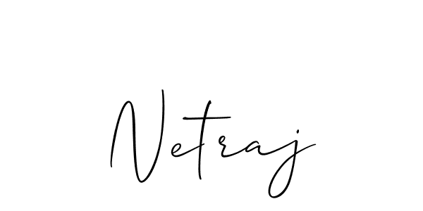 Allison_Script is a professional signature style that is perfect for those who want to add a touch of class to their signature. It is also a great choice for those who want to make their signature more unique. Get Netraj name to fancy signature for free. Netraj signature style 2 images and pictures png
