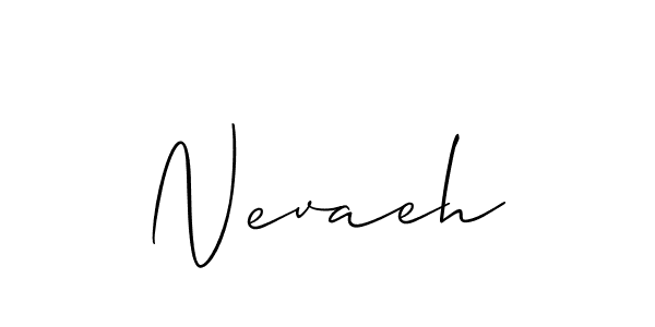 You should practise on your own different ways (Allison_Script) to write your name (Nevaeh) in signature. don't let someone else do it for you. Nevaeh signature style 2 images and pictures png