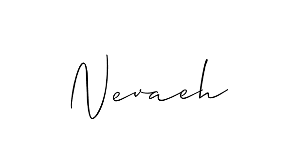 You should practise on your own different ways (Allison_Script) to write your name (Nevaeh) in signature. don't let someone else do it for you. Nevaeh signature style 2 images and pictures png