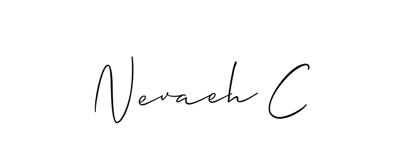 Here are the top 10 professional signature styles for the name Nevaeh C. These are the best autograph styles you can use for your name. Nevaeh C signature style 2 images and pictures png