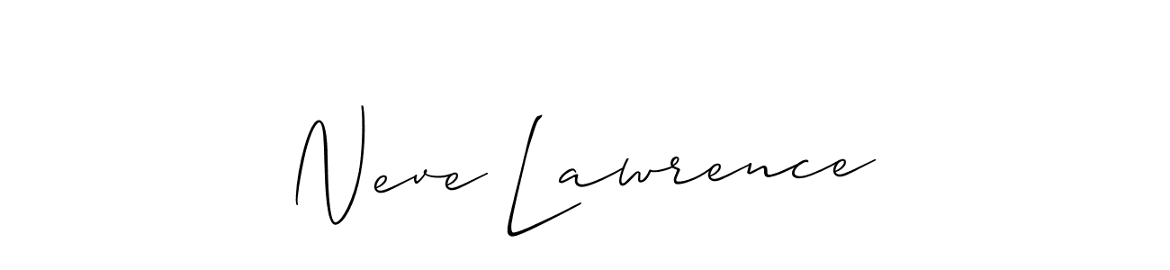 Best and Professional Signature Style for Neve Lawrence. Allison_Script Best Signature Style Collection. Neve Lawrence signature style 2 images and pictures png