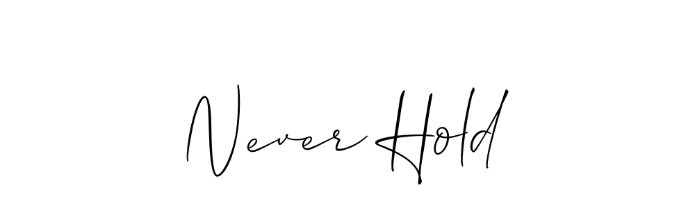 Make a beautiful signature design for name Never Hold. Use this online signature maker to create a handwritten signature for free. Never Hold signature style 2 images and pictures png