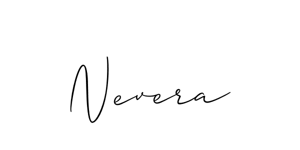 Also we have Nevera name is the best signature style. Create professional handwritten signature collection using Allison_Script autograph style. Nevera signature style 2 images and pictures png