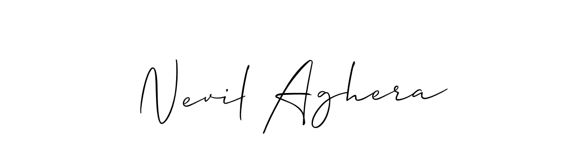 Here are the top 10 professional signature styles for the name Nevil Aghera. These are the best autograph styles you can use for your name. Nevil Aghera signature style 2 images and pictures png