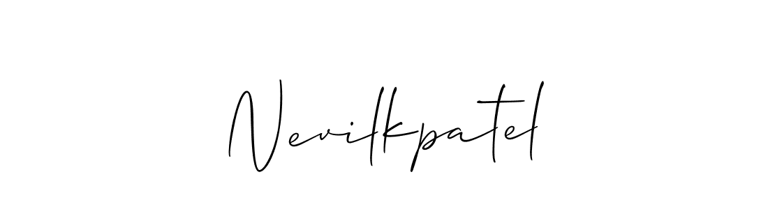 Once you've used our free online signature maker to create your best signature Allison_Script style, it's time to enjoy all of the benefits that Nevilkpatel name signing documents. Nevilkpatel signature style 2 images and pictures png