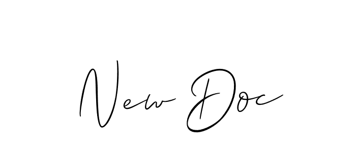 How to make New Doc name signature. Use Allison_Script style for creating short signs online. This is the latest handwritten sign. New Doc signature style 2 images and pictures png