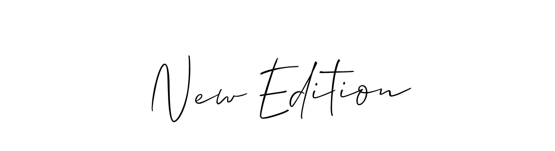 Also You can easily find your signature by using the search form. We will create New Edition name handwritten signature images for you free of cost using Allison_Script sign style. New Edition signature style 2 images and pictures png