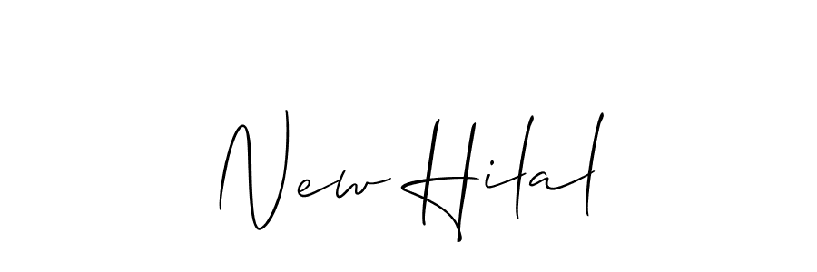 Once you've used our free online signature maker to create your best signature Allison_Script style, it's time to enjoy all of the benefits that New Hilal name signing documents. New Hilal signature style 2 images and pictures png