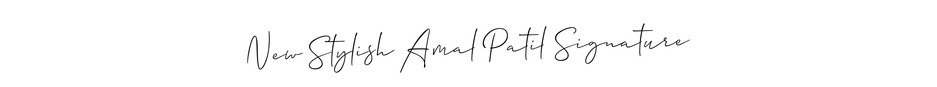 Make a short New Stylish Amal Patil Signature signature style. Manage your documents anywhere anytime using Allison_Script. Create and add eSignatures, submit forms, share and send files easily. New Stylish Amal Patil Signature signature style 2 images and pictures png