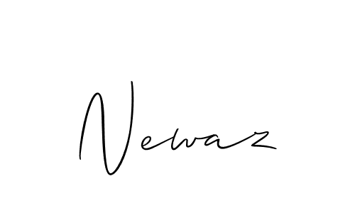 How to make Newaz name signature. Use Allison_Script style for creating short signs online. This is the latest handwritten sign. Newaz signature style 2 images and pictures png