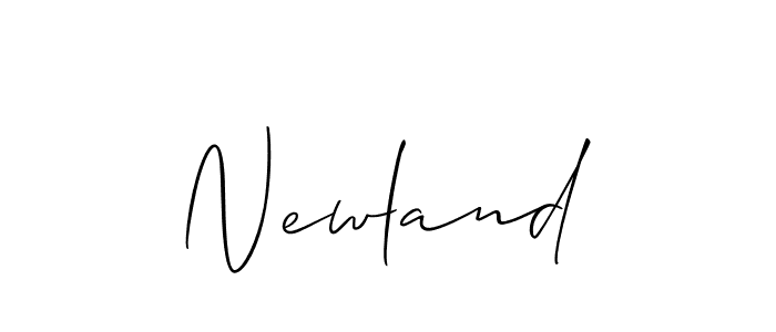 How to Draw Newland signature style? Allison_Script is a latest design signature styles for name Newland. Newland signature style 2 images and pictures png