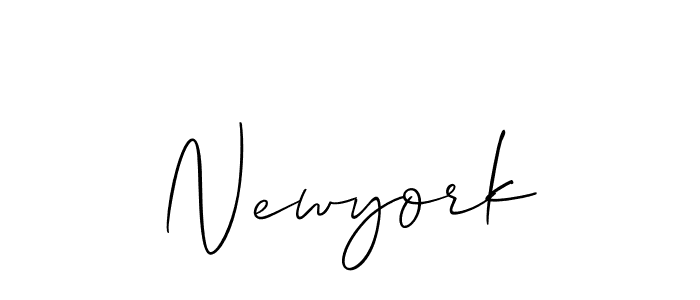 Make a beautiful signature design for name Newyork. Use this online signature maker to create a handwritten signature for free. Newyork signature style 2 images and pictures png