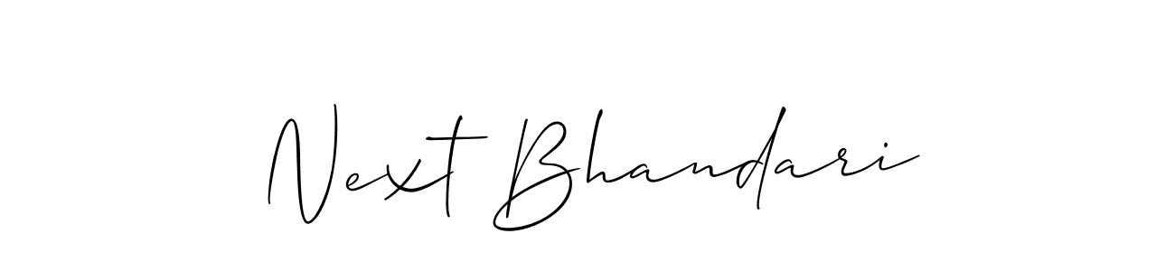 Check out images of Autograph of Next Bhandari name. Actor Next Bhandari Signature Style. Allison_Script is a professional sign style online. Next Bhandari signature style 2 images and pictures png