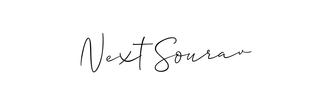 You should practise on your own different ways (Allison_Script) to write your name (Next Sourav) in signature. don't let someone else do it for you. Next Sourav signature style 2 images and pictures png