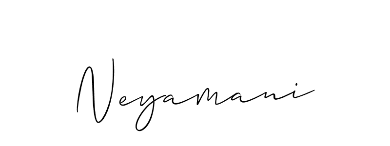 Once you've used our free online signature maker to create your best signature Allison_Script style, it's time to enjoy all of the benefits that Neyamani name signing documents. Neyamani signature style 2 images and pictures png