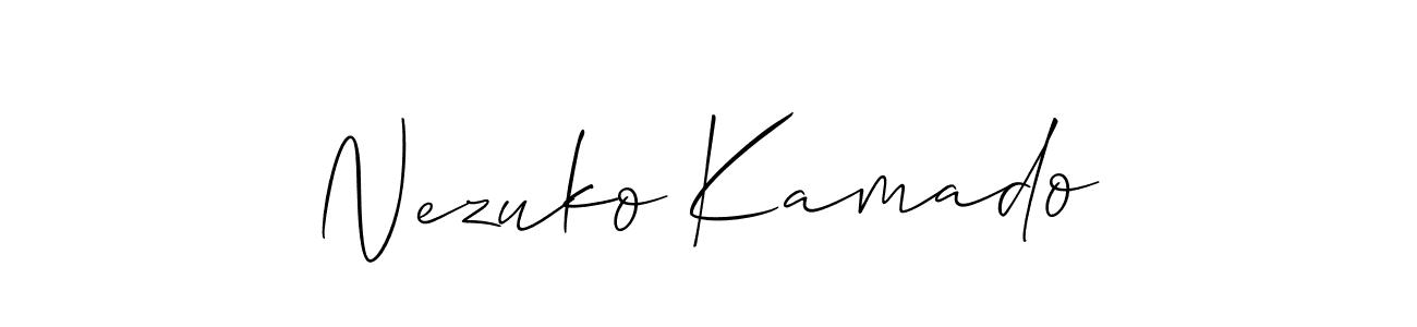 Here are the top 10 professional signature styles for the name Nezuko Kamado. These are the best autograph styles you can use for your name. Nezuko Kamado signature style 2 images and pictures png