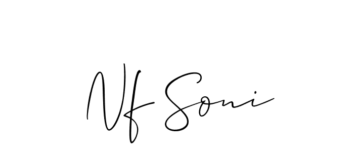 Here are the top 10 professional signature styles for the name Nf Soni. These are the best autograph styles you can use for your name. Nf Soni signature style 2 images and pictures png