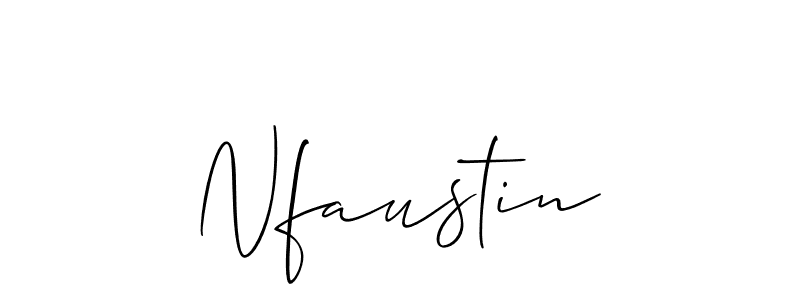 Also You can easily find your signature by using the search form. We will create Nfaustin name handwritten signature images for you free of cost using Allison_Script sign style. Nfaustin signature style 2 images and pictures png