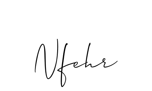 Make a short Nfehr signature style. Manage your documents anywhere anytime using Allison_Script. Create and add eSignatures, submit forms, share and send files easily. Nfehr signature style 2 images and pictures png