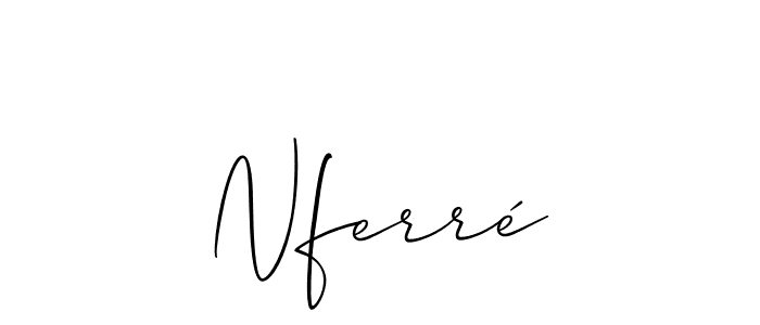 You can use this online signature creator to create a handwritten signature for the name Nferré. This is the best online autograph maker. Nferré signature style 2 images and pictures png