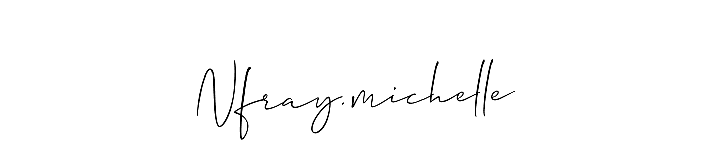 This is the best signature style for the Nfray.michelle name. Also you like these signature font (Allison_Script). Mix name signature. Nfray.michelle signature style 2 images and pictures png