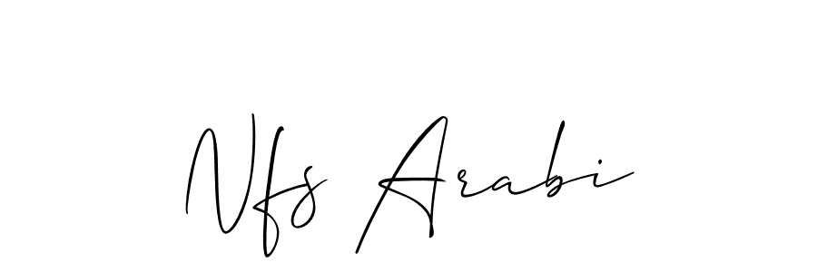 You should practise on your own different ways (Allison_Script) to write your name (Nfs Arabi) in signature. don't let someone else do it for you. Nfs Arabi signature style 2 images and pictures png