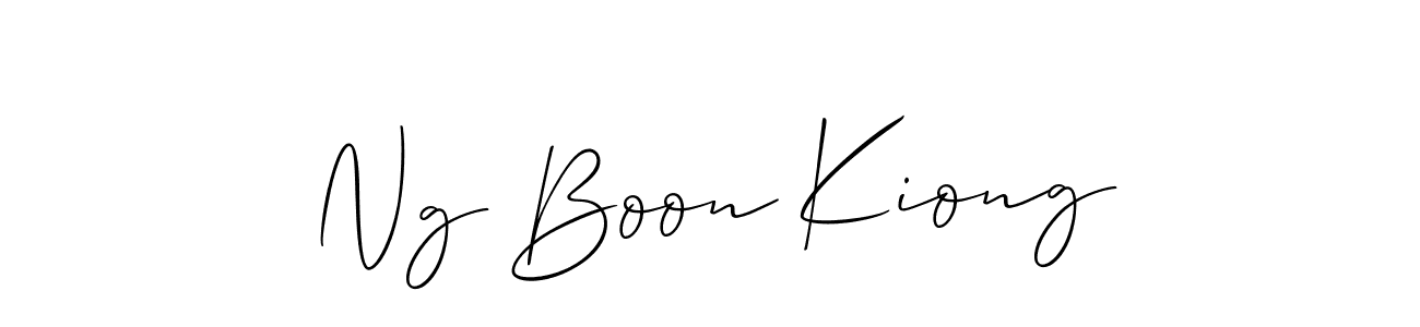 Also You can easily find your signature by using the search form. We will create Ng Boon Kiong name handwritten signature images for you free of cost using Allison_Script sign style. Ng Boon Kiong signature style 2 images and pictures png
