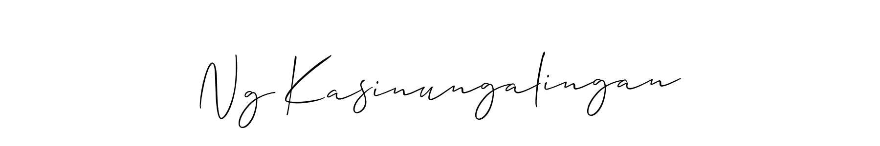 Also You can easily find your signature by using the search form. We will create Ng Kasinungalingan name handwritten signature images for you free of cost using Allison_Script sign style. Ng Kasinungalingan signature style 2 images and pictures png