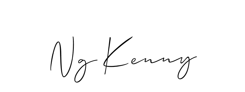 How to Draw Ng Kenny signature style? Allison_Script is a latest design signature styles for name Ng Kenny. Ng Kenny signature style 2 images and pictures png