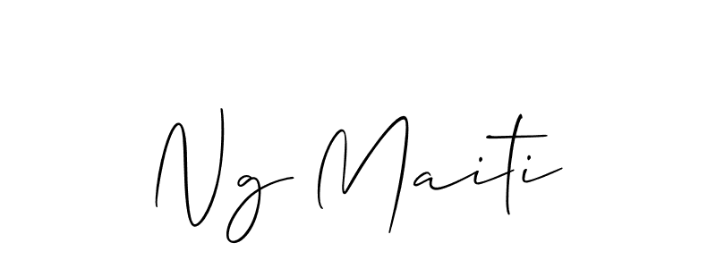 Once you've used our free online signature maker to create your best signature Allison_Script style, it's time to enjoy all of the benefits that Ng Maiti name signing documents. Ng Maiti signature style 2 images and pictures png