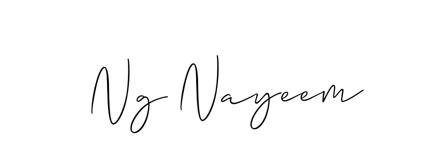 Make a beautiful signature design for name Ng Nayeem. Use this online signature maker to create a handwritten signature for free. Ng Nayeem signature style 2 images and pictures png