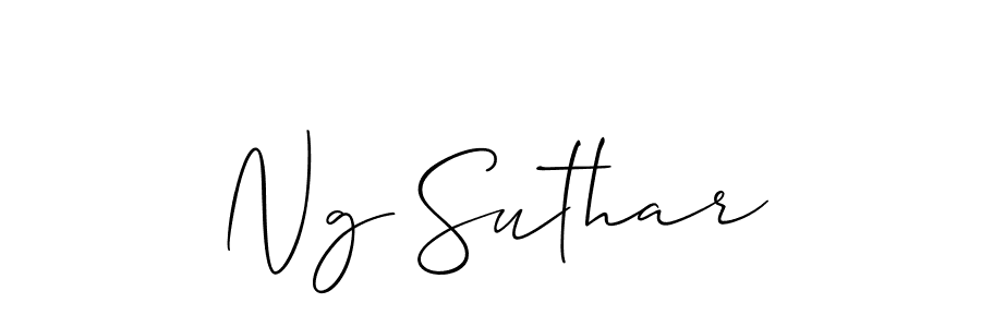 Best and Professional Signature Style for Ng Suthar. Allison_Script Best Signature Style Collection. Ng Suthar signature style 2 images and pictures png