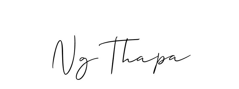 Once you've used our free online signature maker to create your best signature Allison_Script style, it's time to enjoy all of the benefits that Ng Thapa name signing documents. Ng Thapa signature style 2 images and pictures png