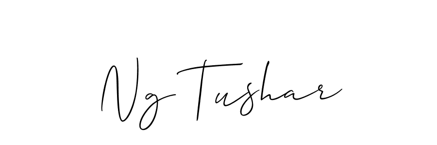 It looks lik you need a new signature style for name Ng Tushar. Design unique handwritten (Allison_Script) signature with our free signature maker in just a few clicks. Ng Tushar signature style 2 images and pictures png