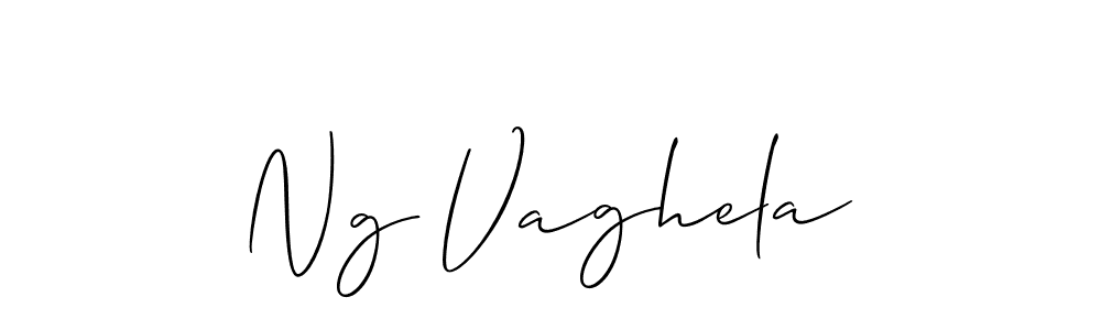 Best and Professional Signature Style for Ng Vaghela. Allison_Script Best Signature Style Collection. Ng Vaghela signature style 2 images and pictures png