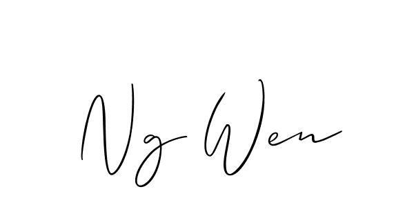 See photos of Ng Wen official signature by Spectra . Check more albums & portfolios. Read reviews & check more about Allison_Script font. Ng Wen signature style 2 images and pictures png