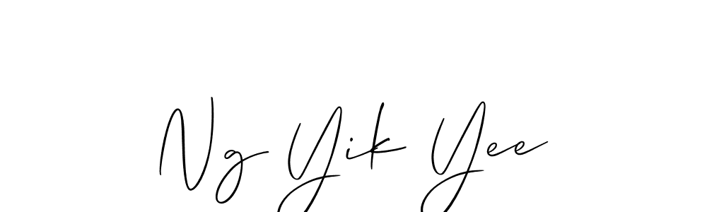 See photos of Ng Yik Yee official signature by Spectra . Check more albums & portfolios. Read reviews & check more about Allison_Script font. Ng Yik Yee signature style 2 images and pictures png