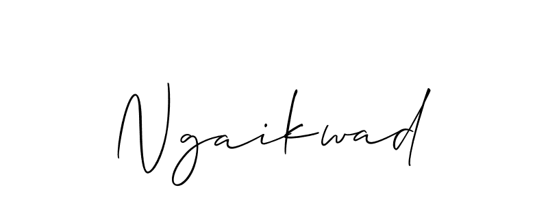 The best way (Allison_Script) to make a short signature is to pick only two or three words in your name. The name Ngaikwad include a total of six letters. For converting this name. Ngaikwad signature style 2 images and pictures png