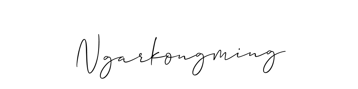 Ngarkongming stylish signature style. Best Handwritten Sign (Allison_Script) for my name. Handwritten Signature Collection Ideas for my name Ngarkongming. Ngarkongming signature style 2 images and pictures png