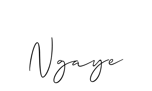 Make a short Ngaye signature style. Manage your documents anywhere anytime using Allison_Script. Create and add eSignatures, submit forms, share and send files easily. Ngaye signature style 2 images and pictures png