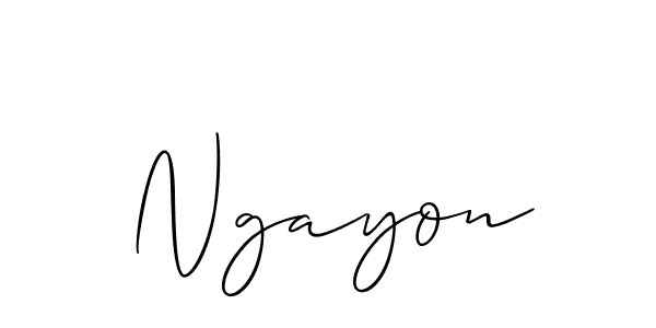 Also You can easily find your signature by using the search form. We will create Ngayon name handwritten signature images for you free of cost using Allison_Script sign style. Ngayon signature style 2 images and pictures png
