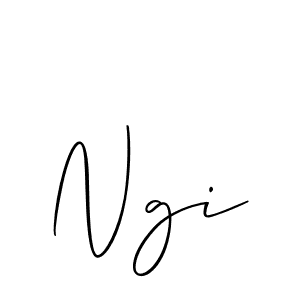 Ngi stylish signature style. Best Handwritten Sign (Allison_Script) for my name. Handwritten Signature Collection Ideas for my name Ngi. Ngi signature style 2 images and pictures png