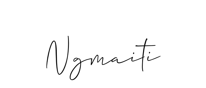 Allison_Script is a professional signature style that is perfect for those who want to add a touch of class to their signature. It is also a great choice for those who want to make their signature more unique. Get Ngmaiti name to fancy signature for free. Ngmaiti signature style 2 images and pictures png