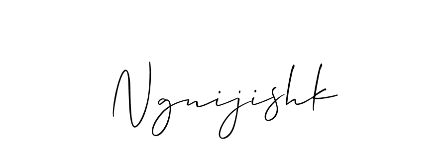 You can use this online signature creator to create a handwritten signature for the name Ngnijishk. This is the best online autograph maker. Ngnijishk signature style 2 images and pictures png