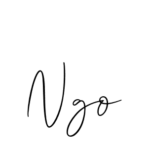 You should practise on your own different ways (Allison_Script) to write your name (Ngo) in signature. don't let someone else do it for you. Ngo signature style 2 images and pictures png