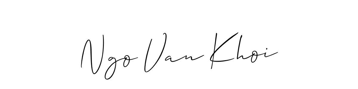 Here are the top 10 professional signature styles for the name Ngo Van Khoi. These are the best autograph styles you can use for your name. Ngo Van Khoi signature style 2 images and pictures png