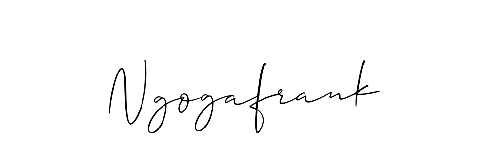 How to Draw Ngogafrank signature style? Allison_Script is a latest design signature styles for name Ngogafrank. Ngogafrank signature style 2 images and pictures png