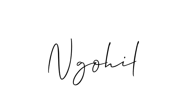 Once you've used our free online signature maker to create your best signature Allison_Script style, it's time to enjoy all of the benefits that Ngohil name signing documents. Ngohil signature style 2 images and pictures png