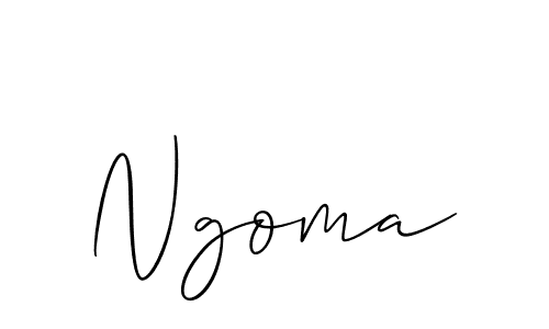 Make a beautiful signature design for name Ngoma. Use this online signature maker to create a handwritten signature for free. Ngoma signature style 2 images and pictures png